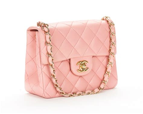 pink classic chanel bag